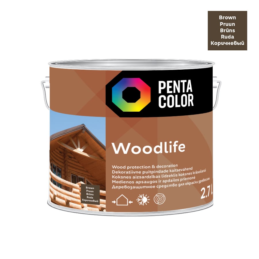 IMPREGNANTS WOODLIFE RUDAS 2,7 L