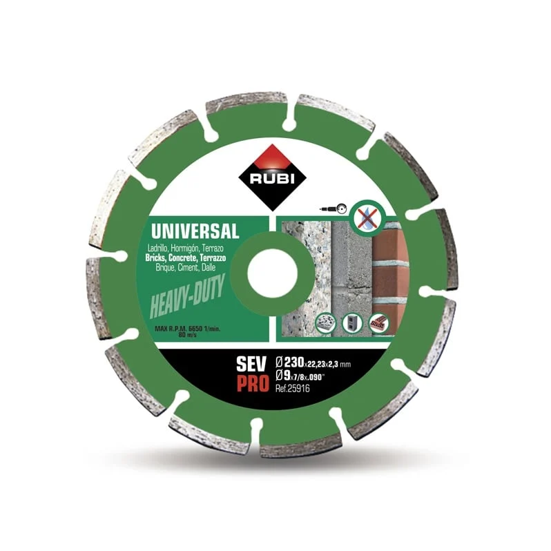 АЛМАЗНЫЙ КРУГ SEV 230 PRO СЕГМ. DRY RUBI