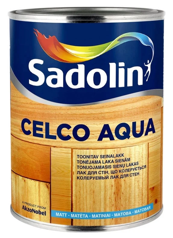 ЛАК CELCO AQUA 10 1Л НА ВОДНОЙ ОСНОВЕ