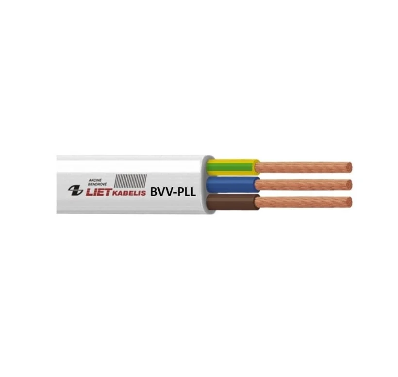 CABLE BVV-PLL 2X1 WHITE (100)