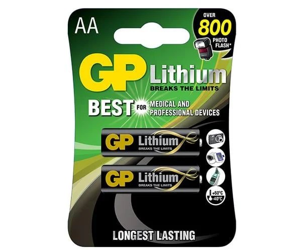 ELEMENTI GP LITHIUM 15LF-U2 1.5V AA 2PCS