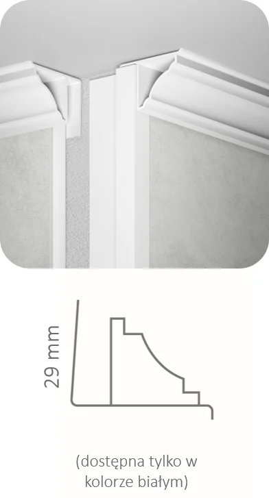 PVC LIST B4 WHITE 2.7M (20)