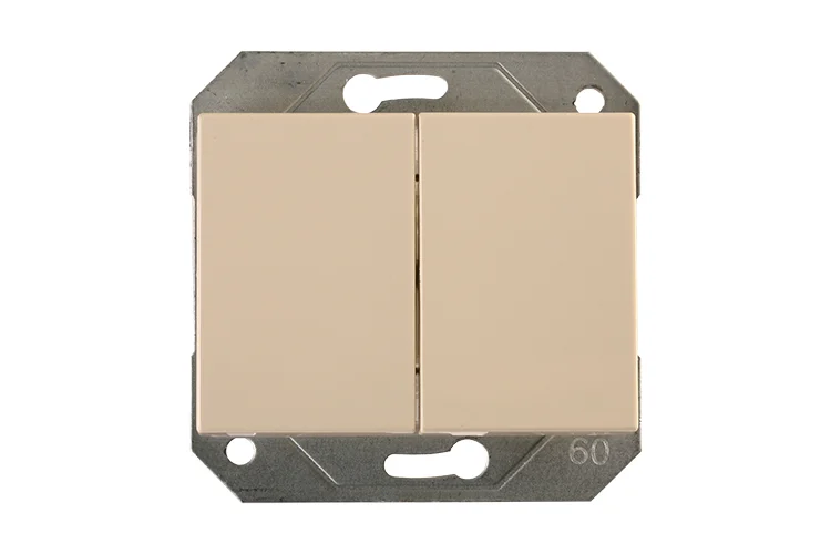 ПЕРЕКЛЮЧАТЕЛЬ VILMA XP500 1+1 B/R СИНИЙ.