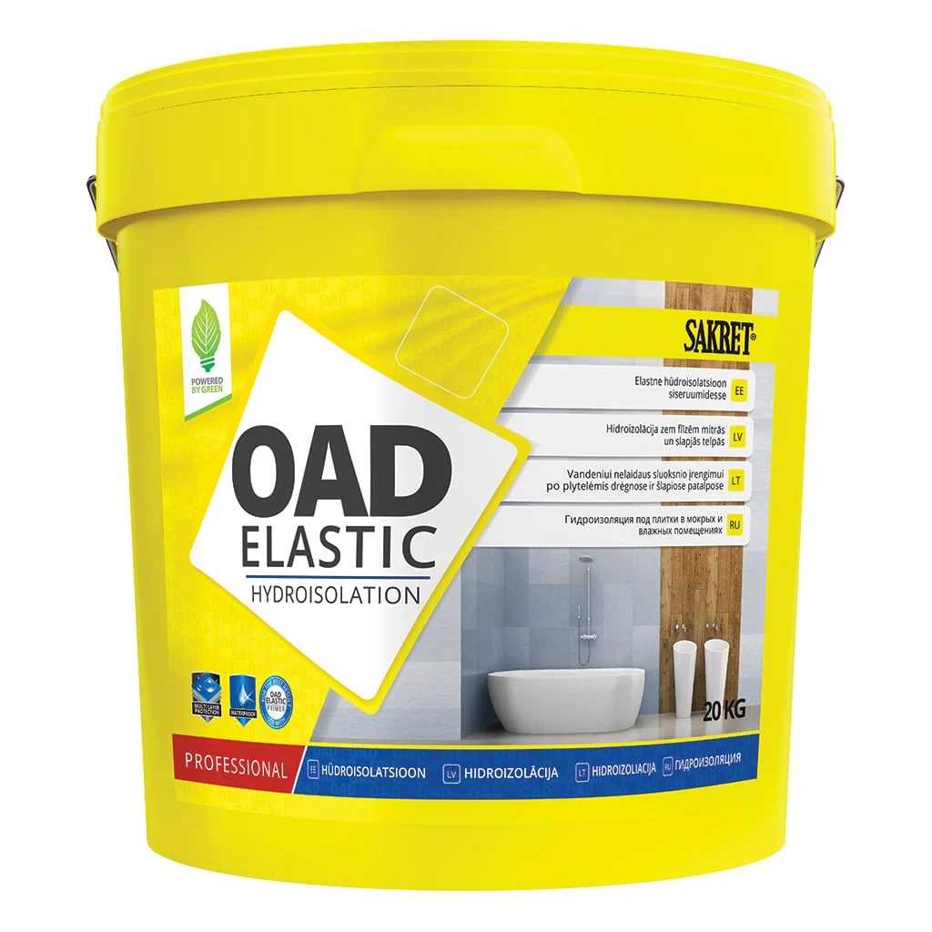 HIDROIZOLĀCIJA SAKRET OAD ELASTIC 10KG