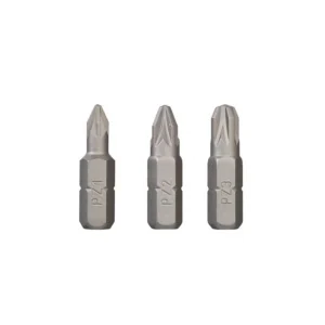 BIT SET PZ1,2,3X25MM 3 PCS/PACK.