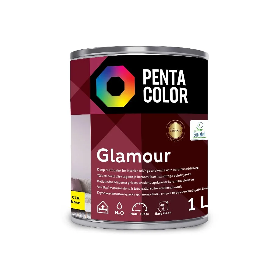 КРАСКА PENTACOLOR GLAMOUR CLR БАЗА 1 Л