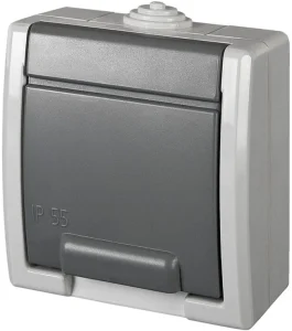 ROZETE AQUANT 1244-10 IP55 PELĒKA