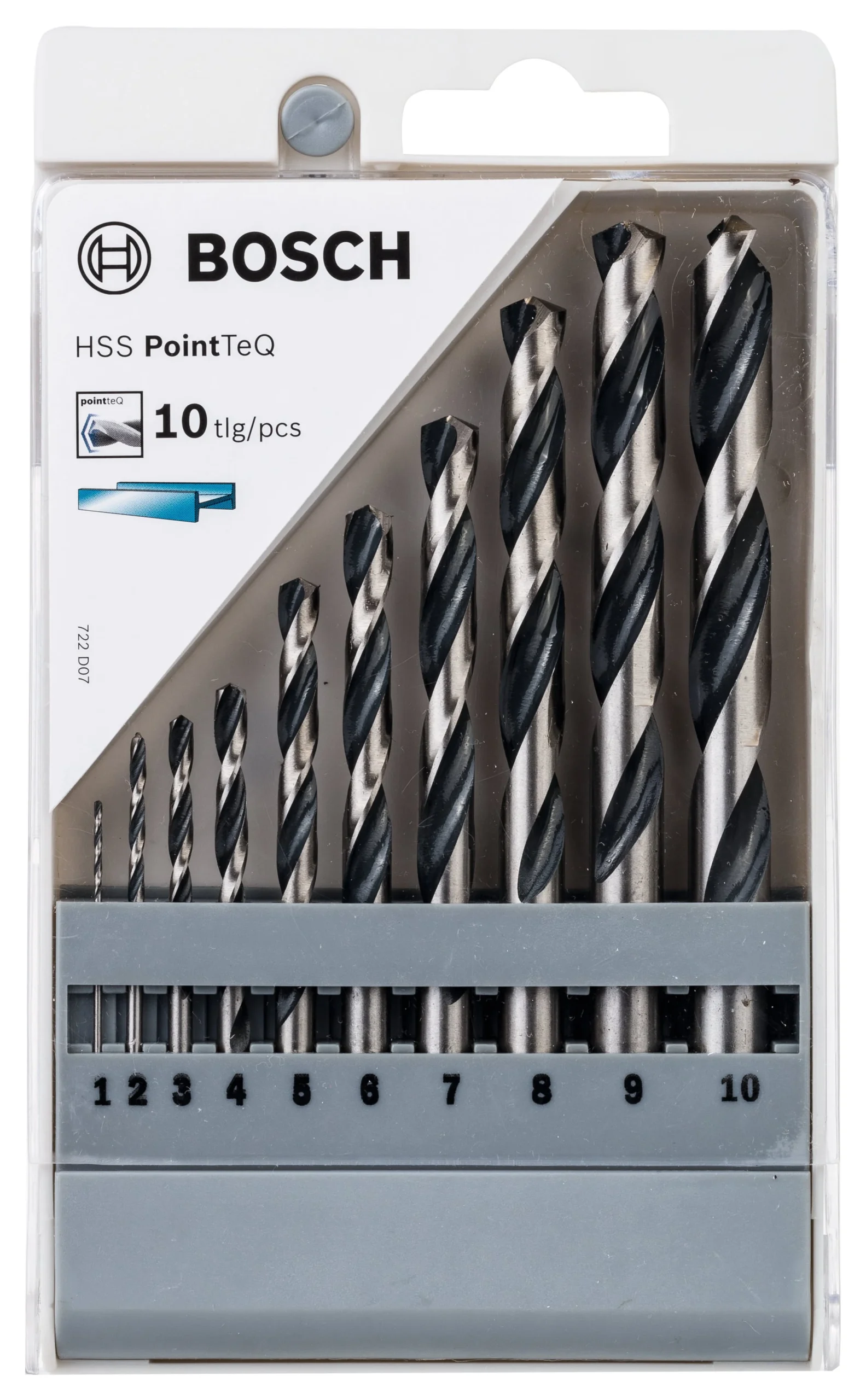 10 POINTTEQ DRILL SET FOR METAL