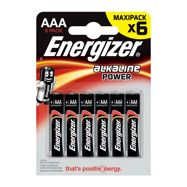 ALKALINE POWER AAA B6 1.5V BATTERY