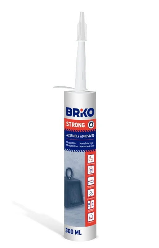 КЛЕЙ МОНТАЖНЫЙ БРИК STRONG 300ML