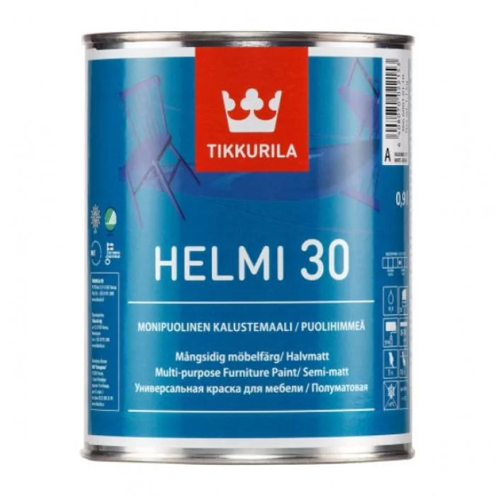 FURNITURE PAINT HELMI SEMI-MATTE C 0.9L