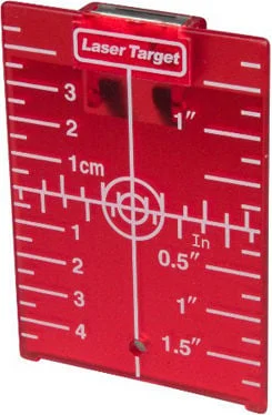 LASER TARGET PLATE RED