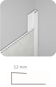 PVC U-PROFILE B2 GRAY 2.7M (10)