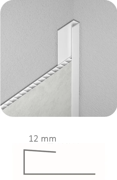 PVC U-PROFILS B2 PELĒKS 2.7M (10)