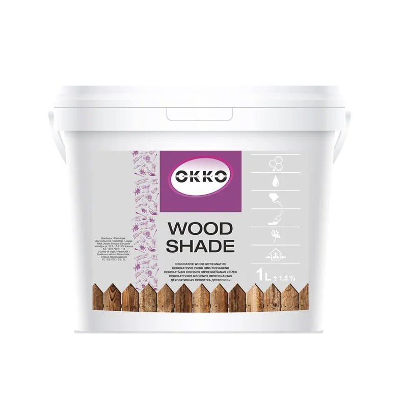 ПРОПИТКА ДЛЯ ДЕРЕВА WOOD SHADE 1L OKKO
