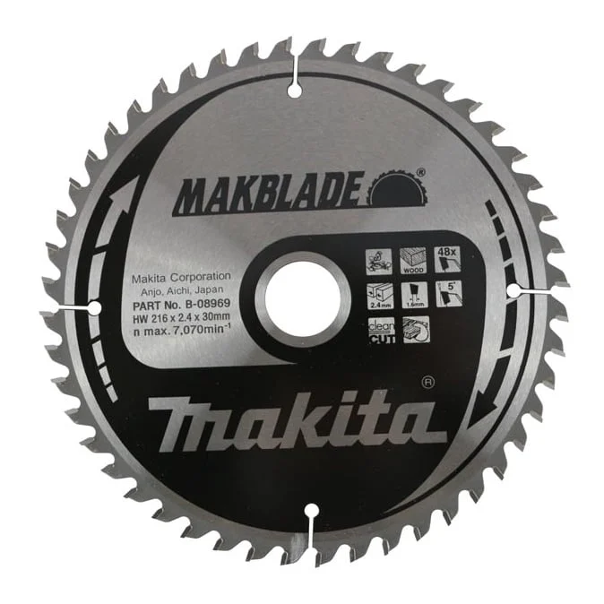 ДИСК ДЛЯ УШМ MAKITA B-08969 216X30X2,4MM Z48