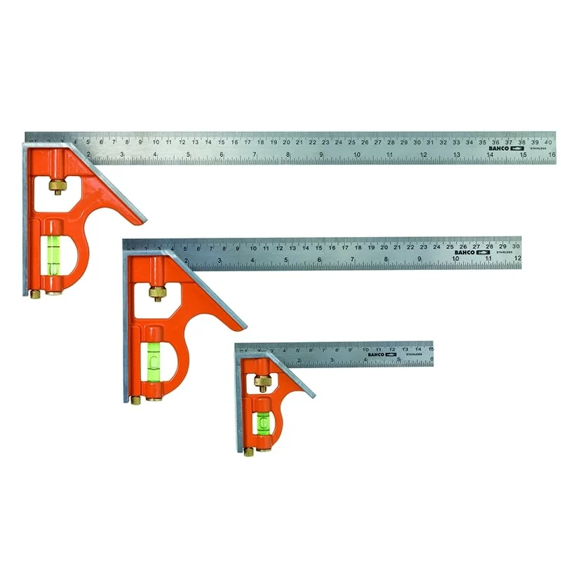 COMBINABLE ANGLE RULE 150MM BAHCO