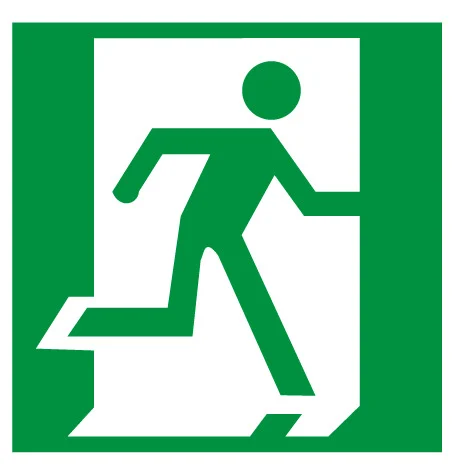 DIRECTION DOOR ON EVACUATION PATH 10X10
