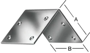 LEŅĶIS IZTURĪGS 40X40MM BALTS
