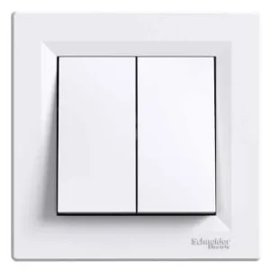 SCHNEIDER ASFORA SWITCH 1+1 WHITE
