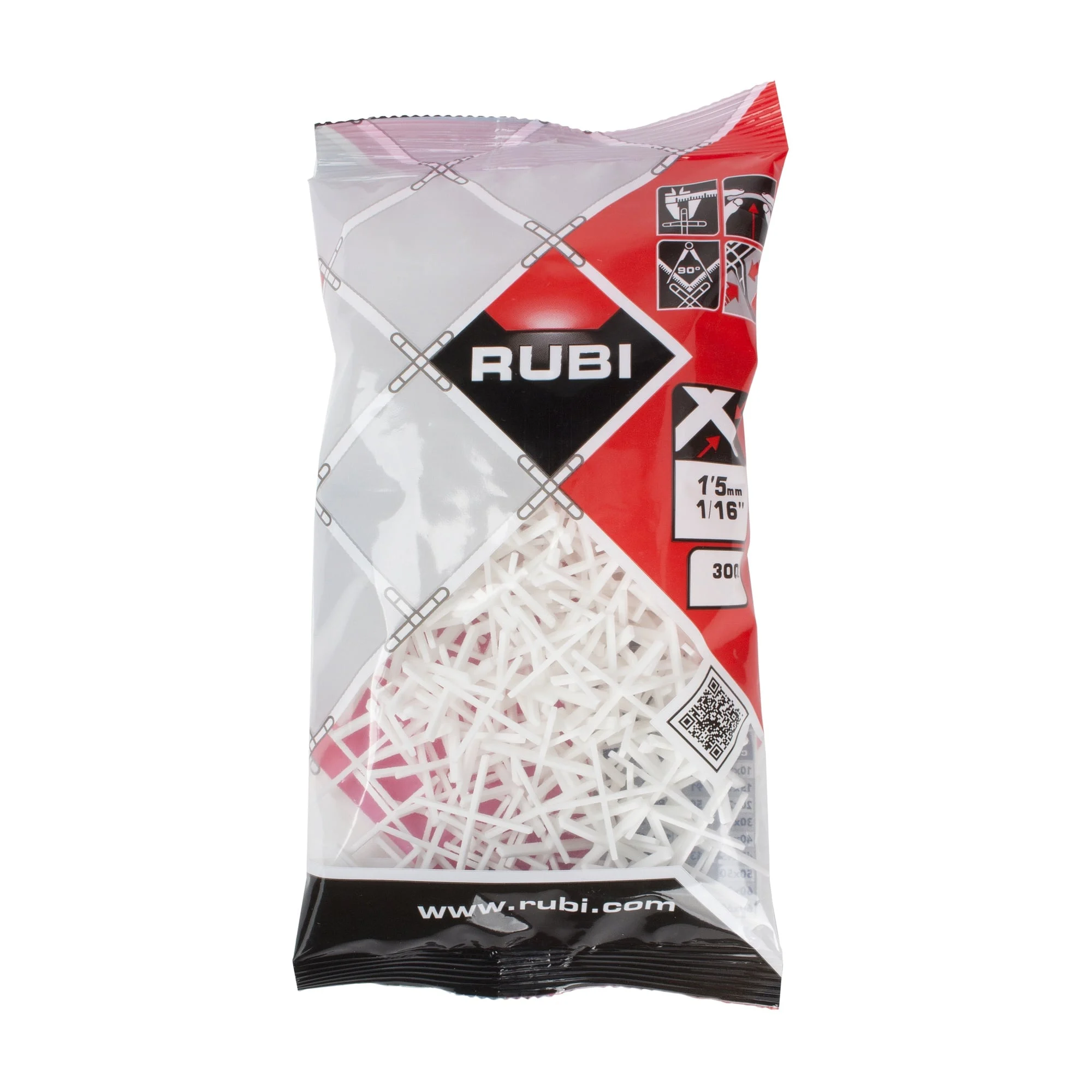 КРЕСТИКИ ДЛЯ ПЛИТКИ 1.5MM 300GB RUBI