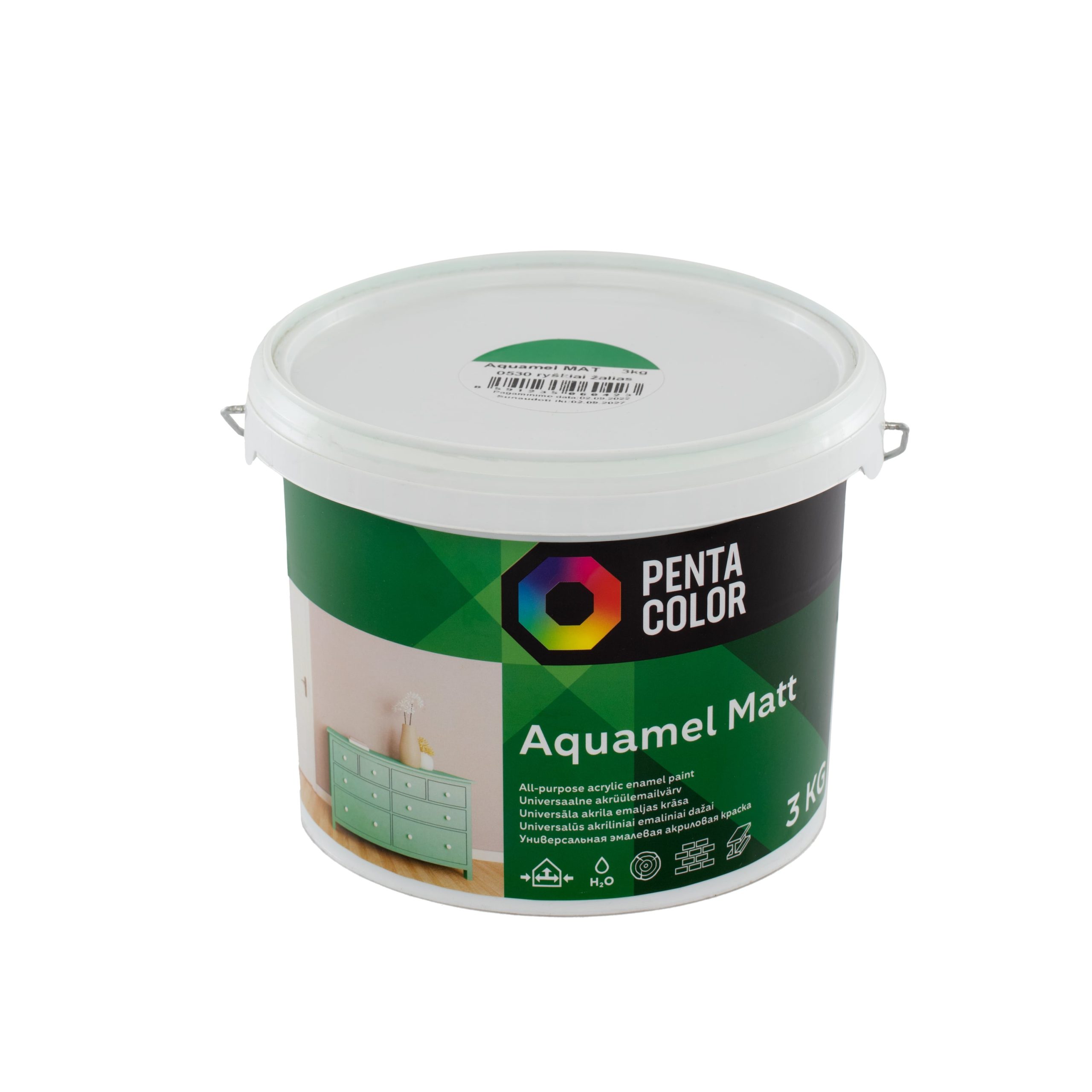 AQUAMEL GREEN 3 KG MATTE