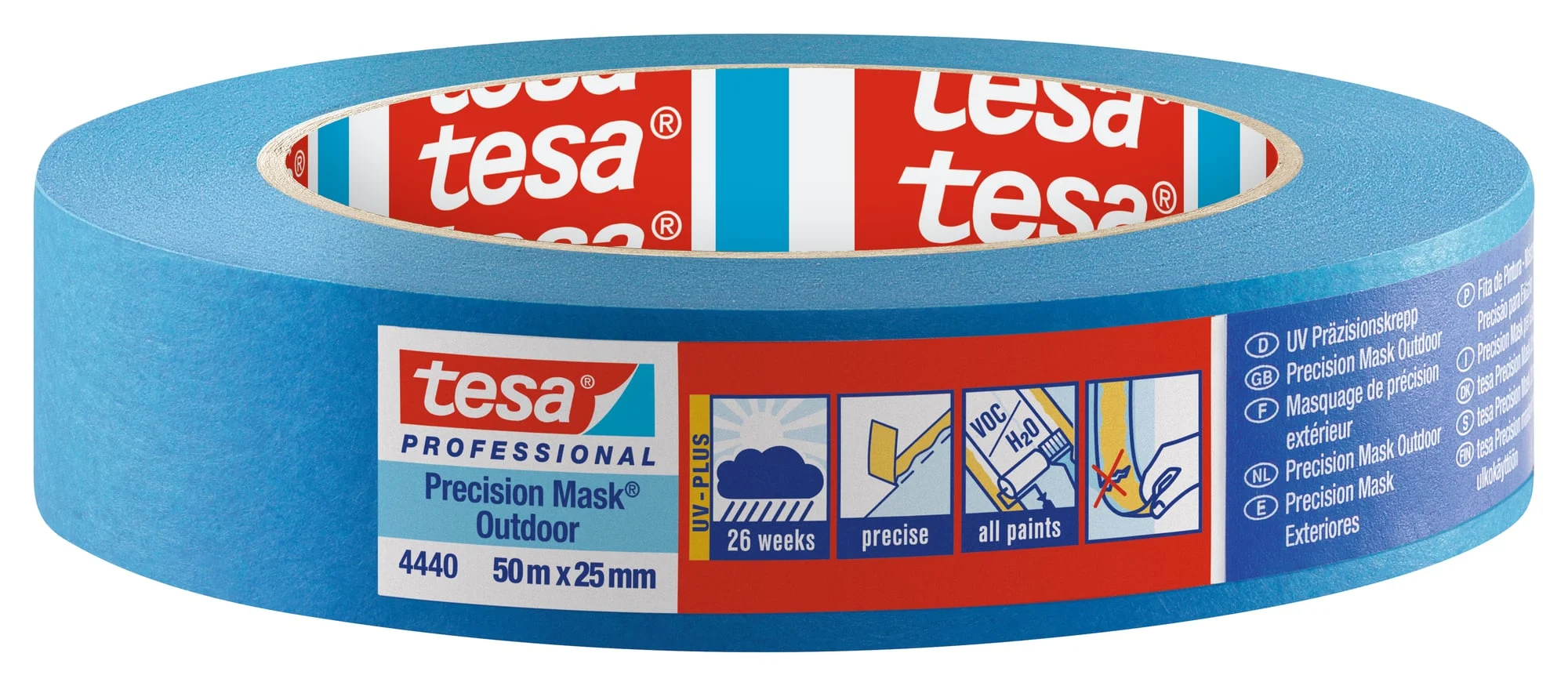 PAINTER'S TAPE PRECIS OUTDOOR 50MX25MM