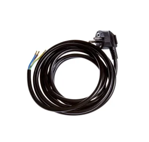 CABLE WITH PLUG KF-CR2 3X1.5 5M BLACK