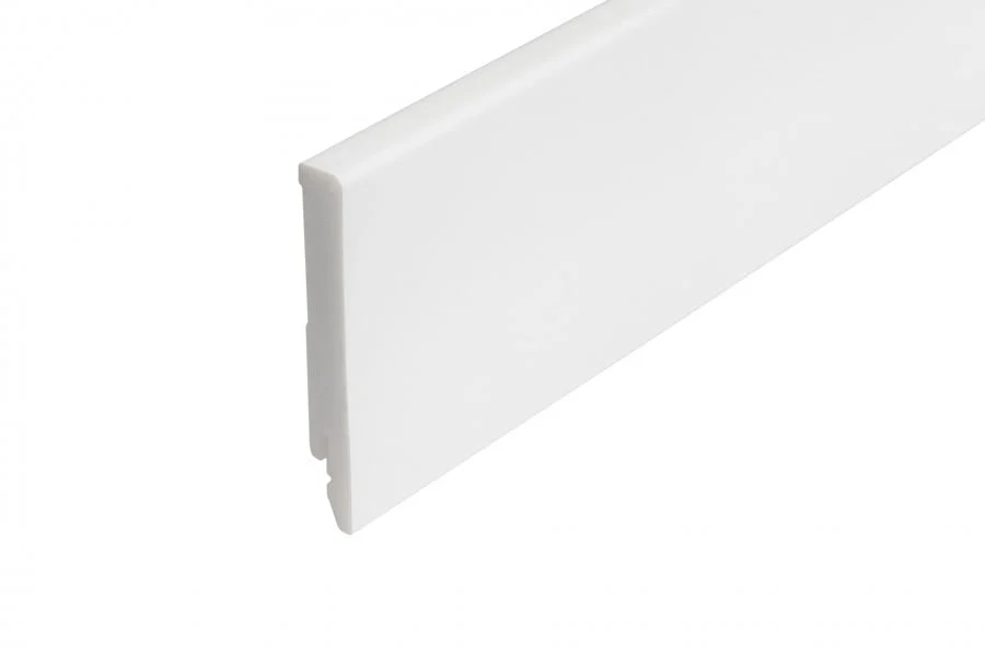 GRĪDLISTES PVC 100X14X2.44M BALTAS (22)