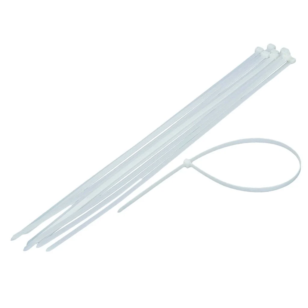 КЛЕЙКИ ДЛЯ КАБЕЛЕЙ 2.5X160MM БЕЛЫЕ 100ШТ