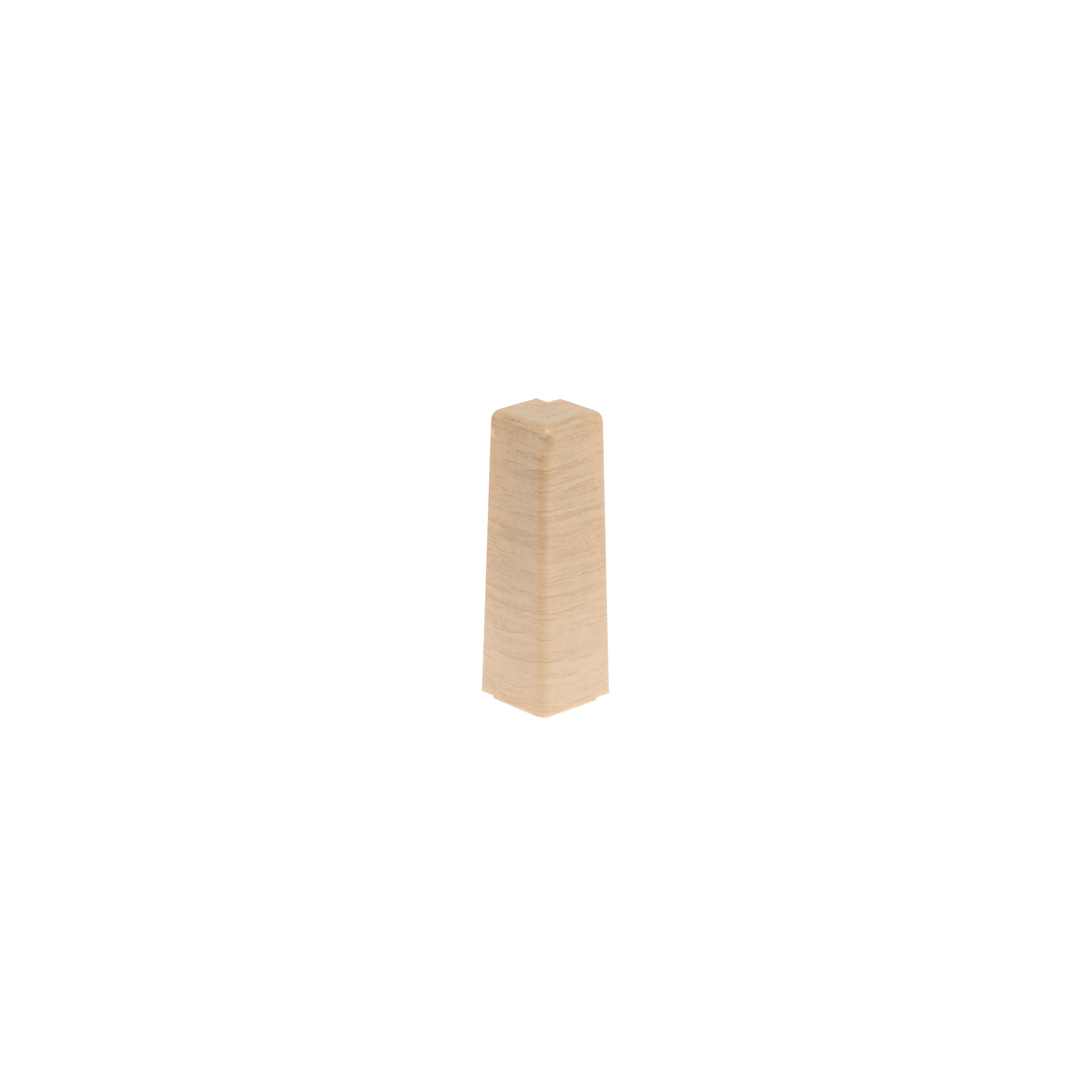 PVC FLOOR SKIRTING OUTSIDE CORNER 452 BROWN 2PCS