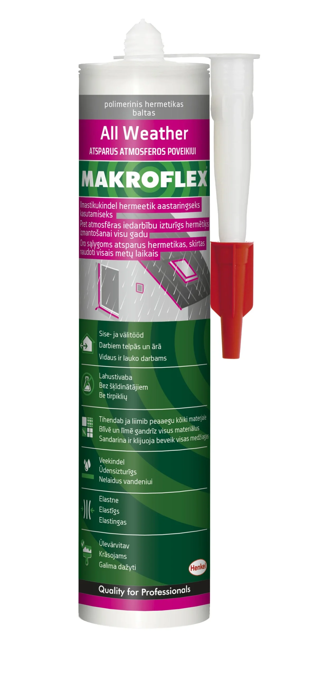 HERMĒTIĶIS MF ALL WEATHER BALTS 280ML