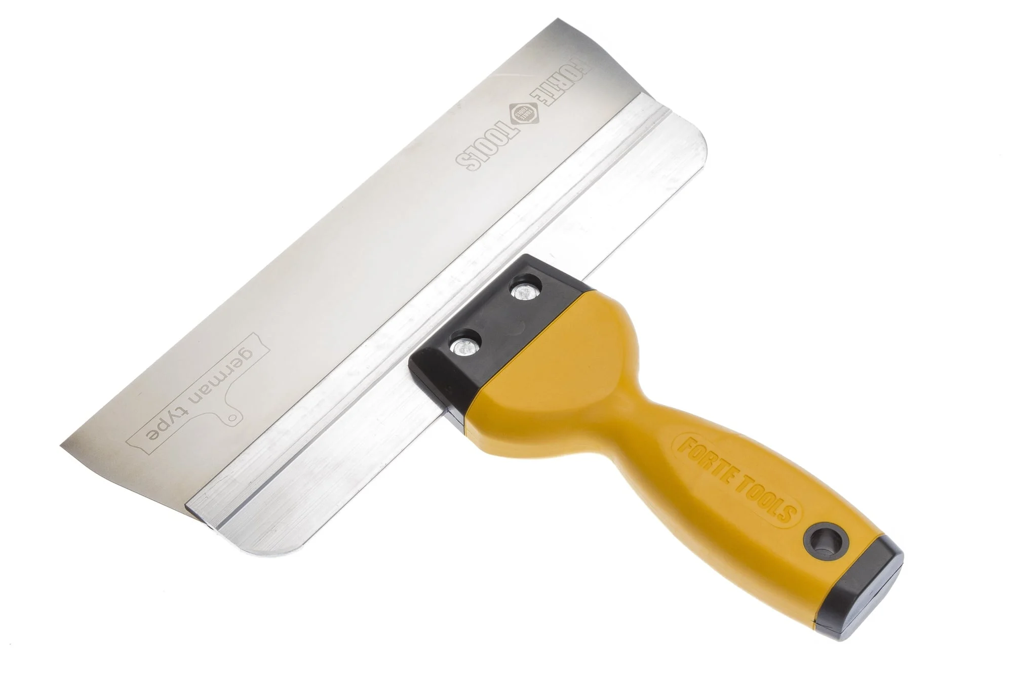 TROWEL. WITH HANDLE 25CM FORTE MET.STEEL.
