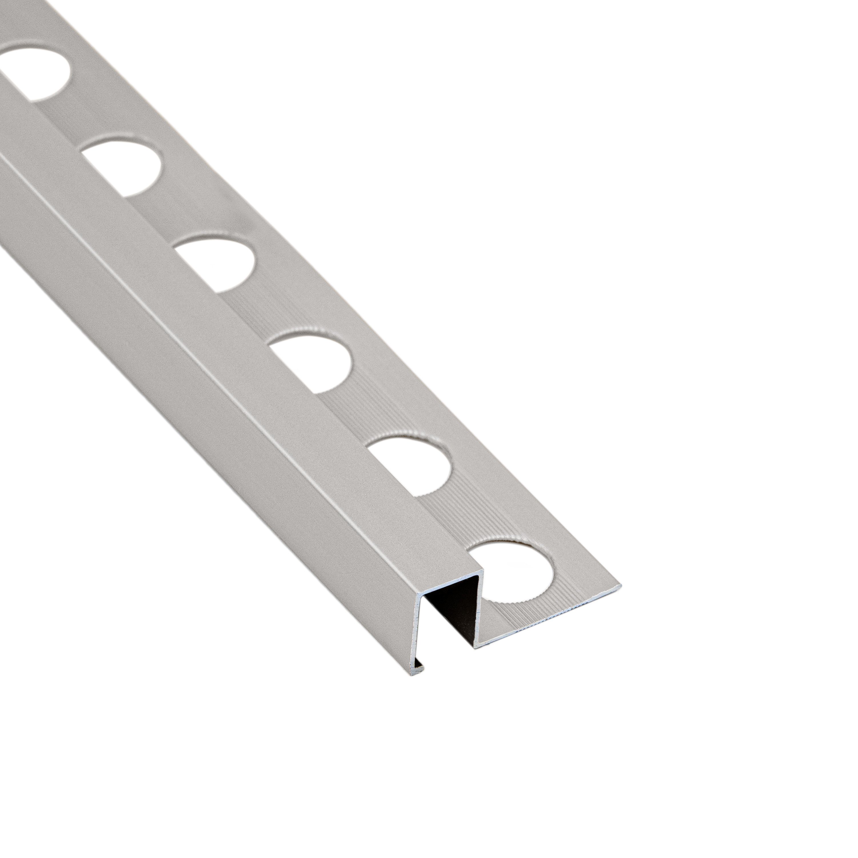 LĪSTE AL U R10X10MM/2.6M MAT SIL ANO