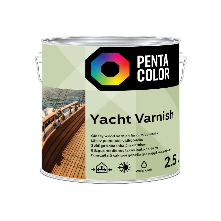 PENTACOLOR YACHT VARNISH 2.5L