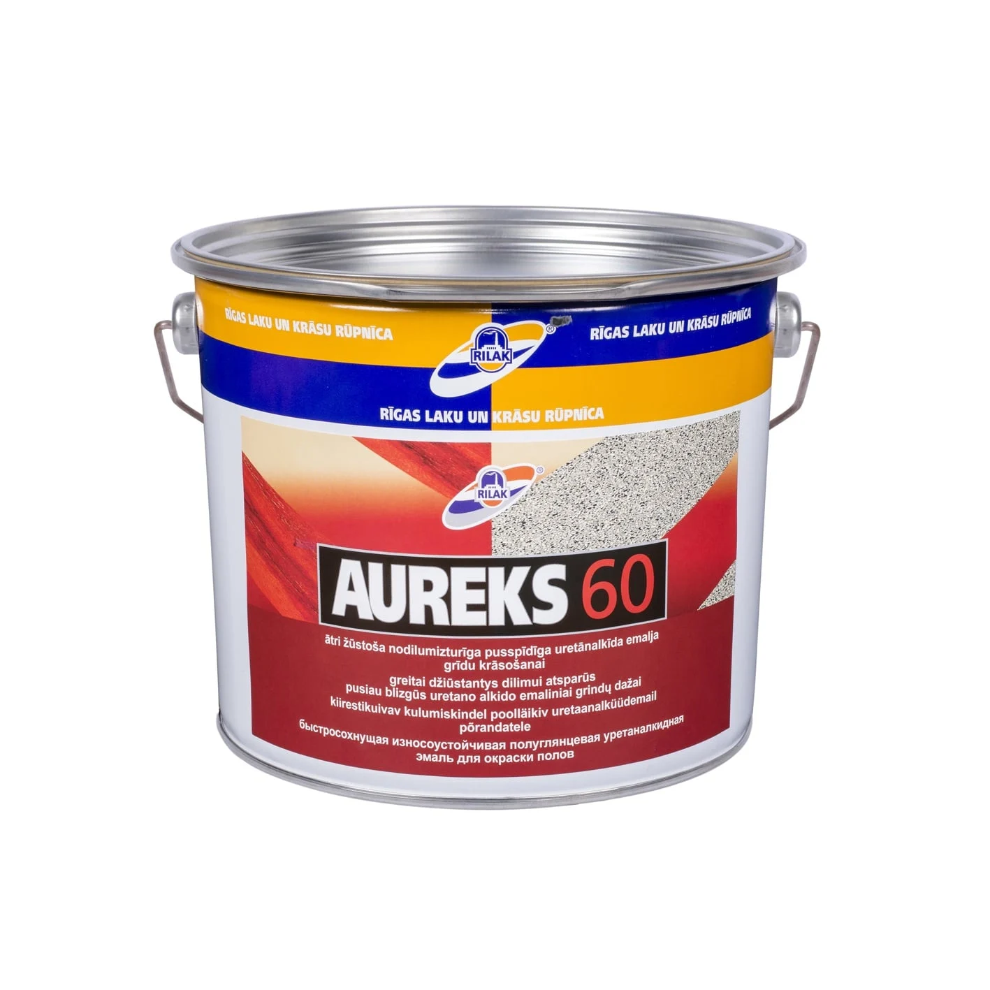 КРАСКА ДЛЯ ПОЛА AUREKS 60 БЕЛАЯ 2,7 Л