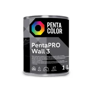 KRĀSA PENTACOLOR PENTAPRO MAT BALTA 1L