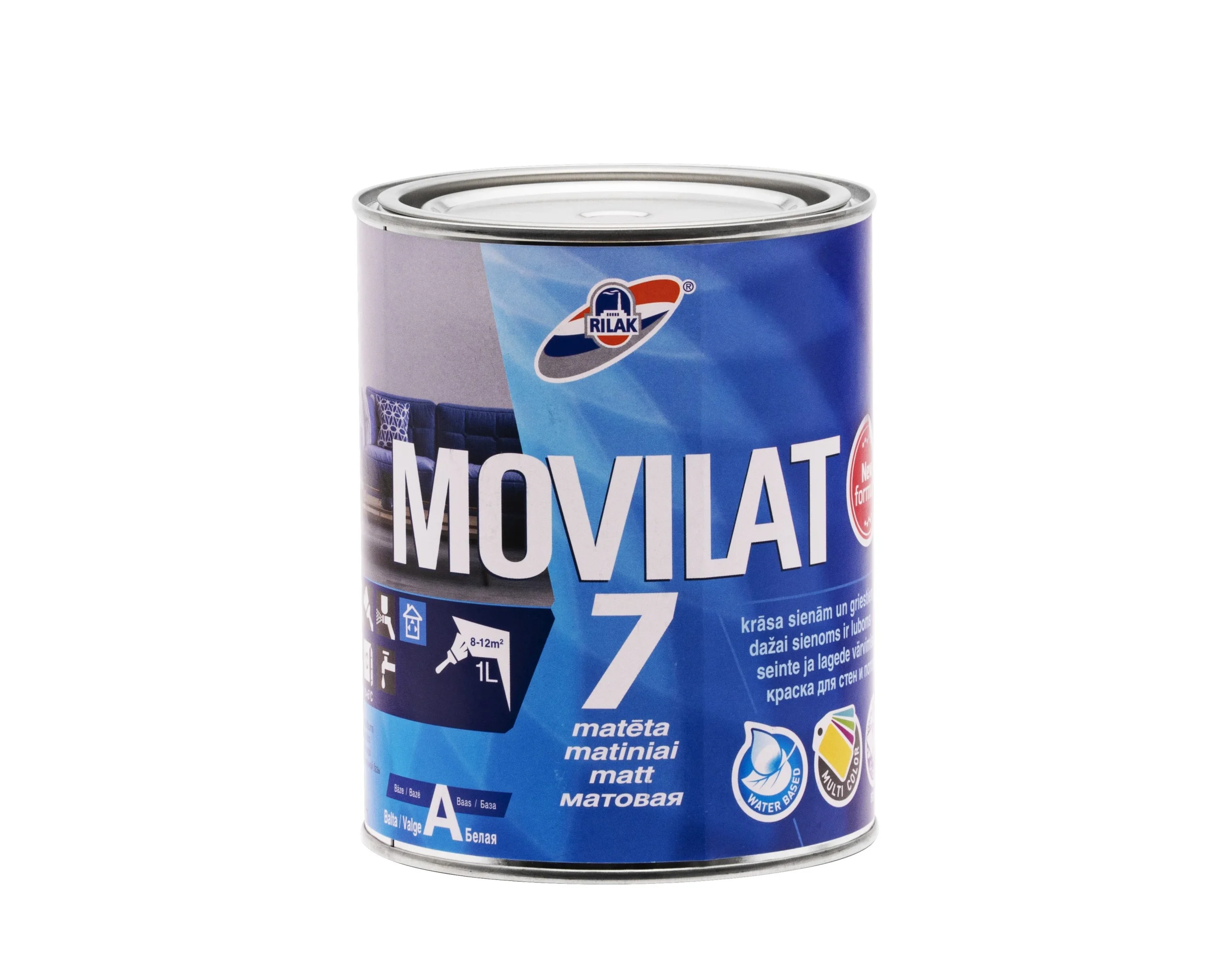 КРАСКА MOVILAT-7 C БАЗА 0,9L