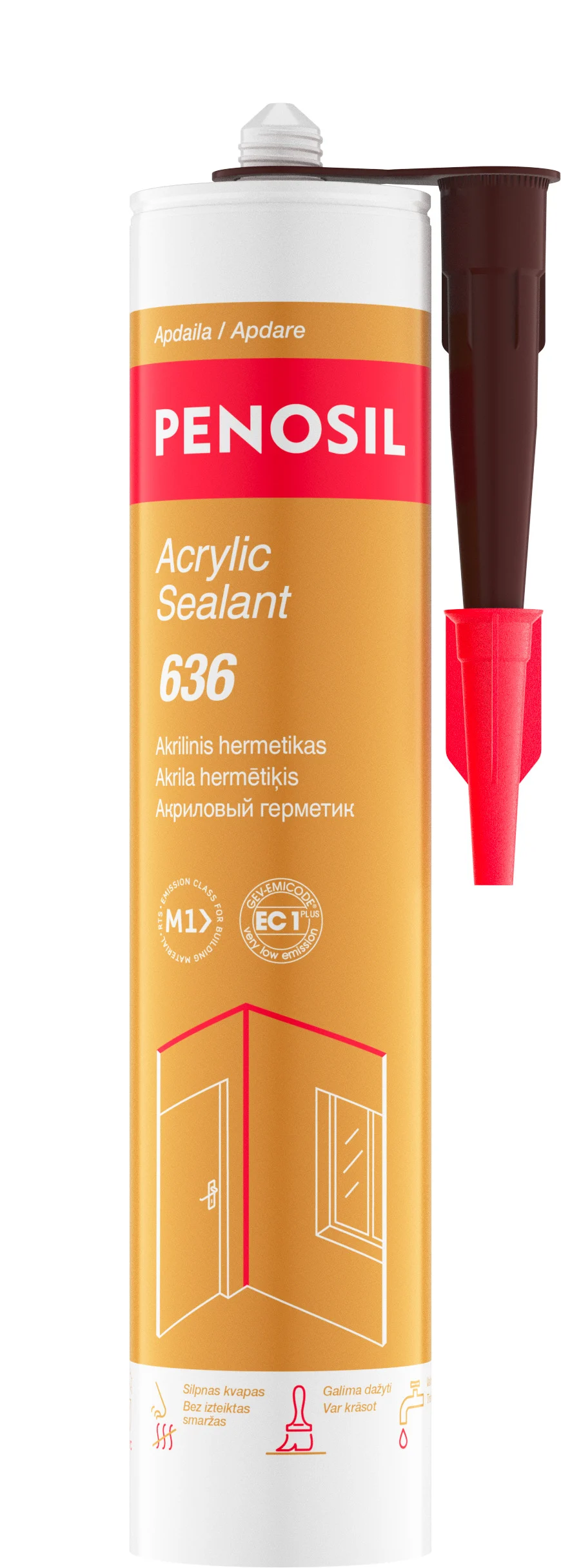 AKRILA HERMĒTIĶIS BRŪNS