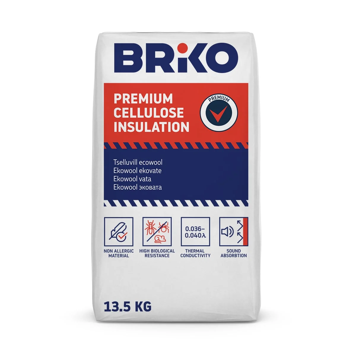 EKOVATE BRIKO PREMIUM 14/13.5 KG