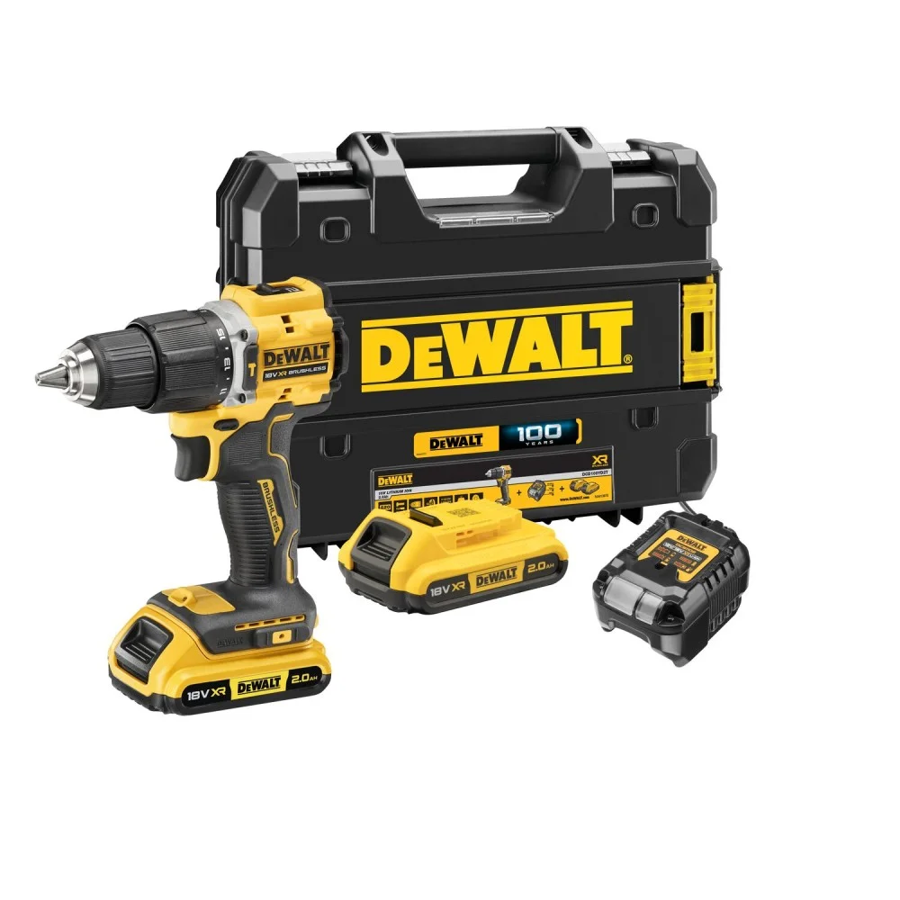 Дрель-ударная DeWALT 18V 2X2Ah TSTAK