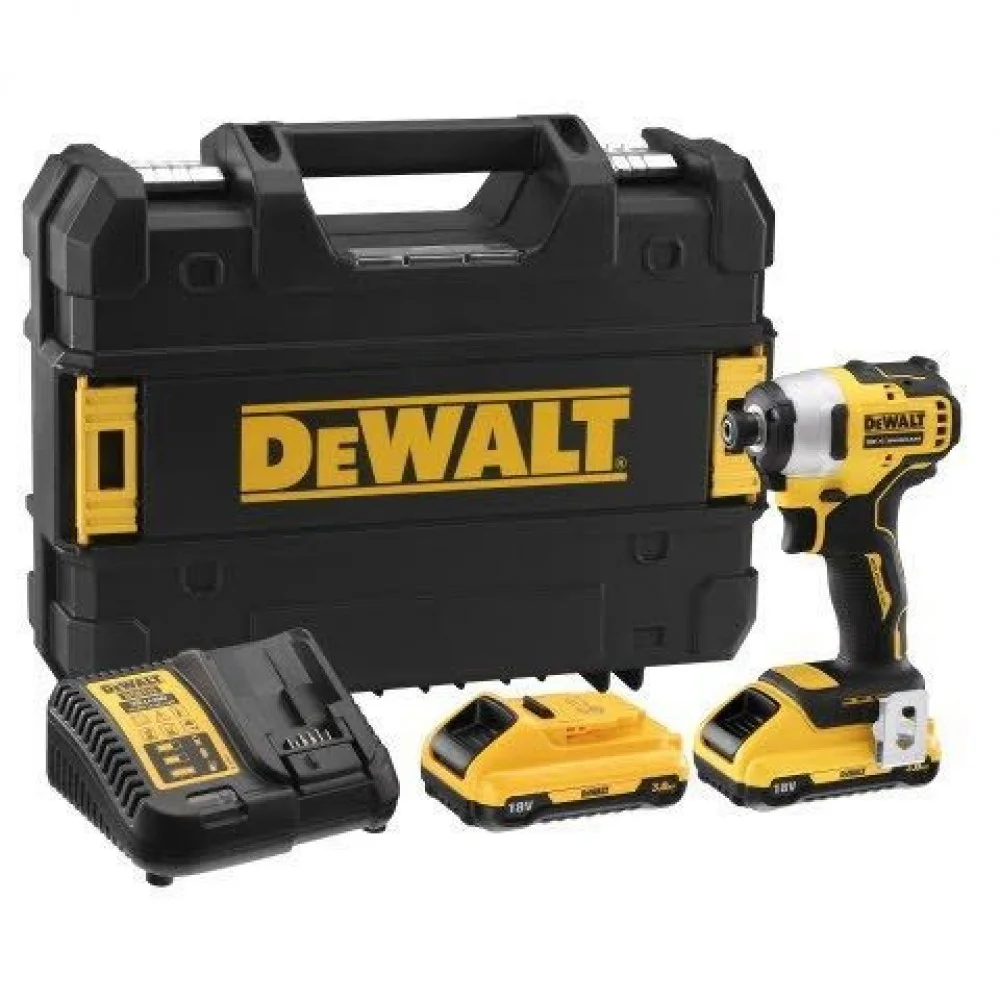 DeWalt 18V XR Impulsa skrūvgriezis ar bezoglīšu motoru