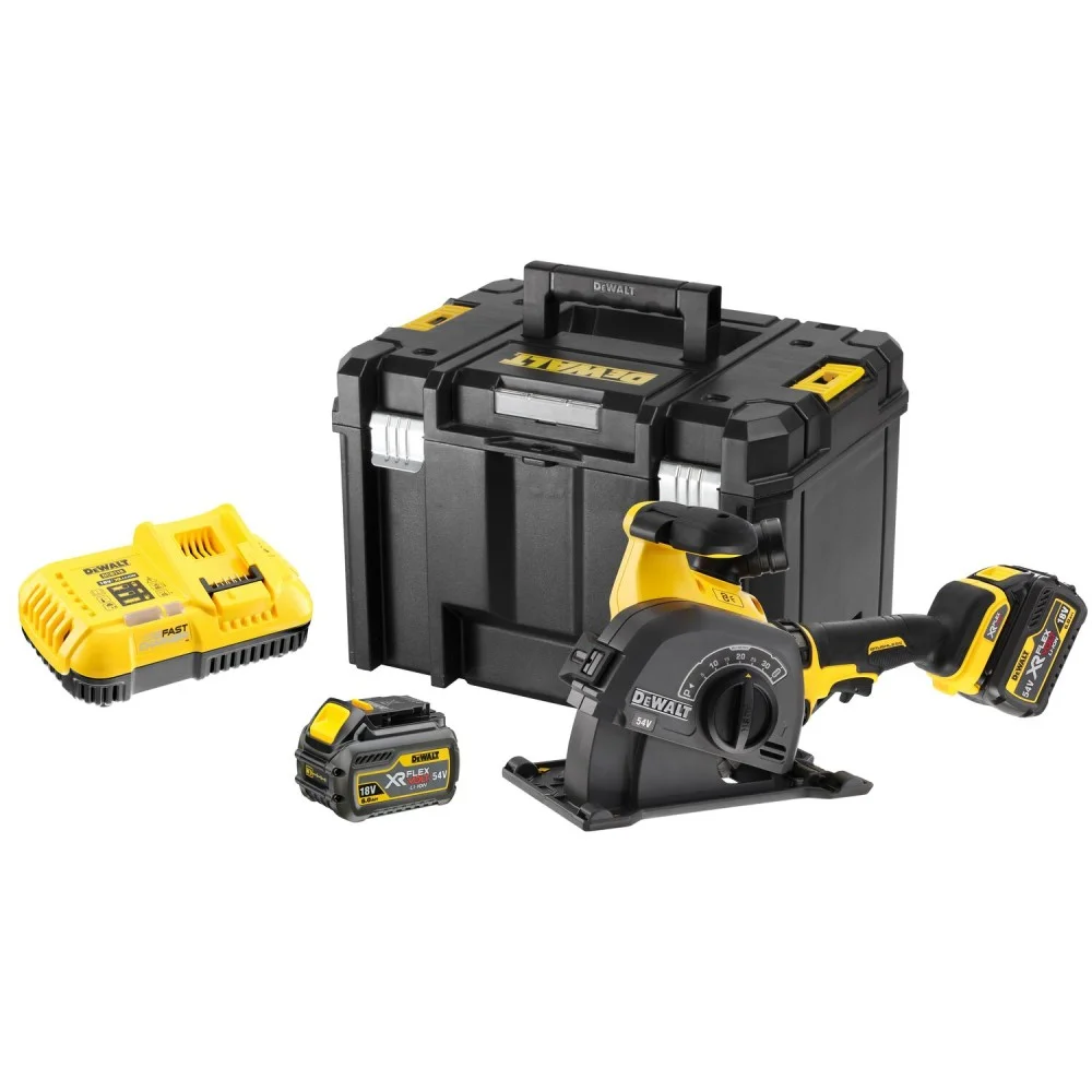 DeWALT Фреза для канавок 54V, 2 x 6Ah