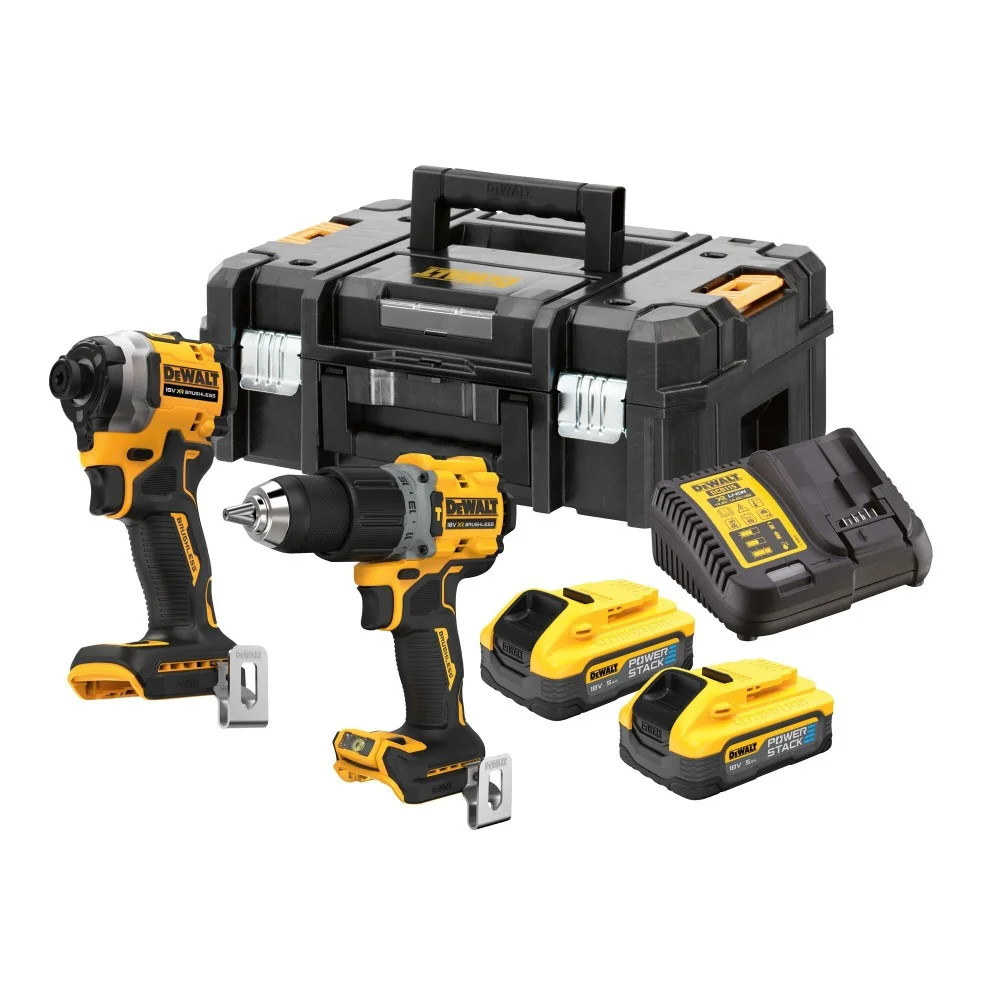 DeWALT Tool Set (DCD805 + DCF850) 18V PS 2X5Ah TSTAK