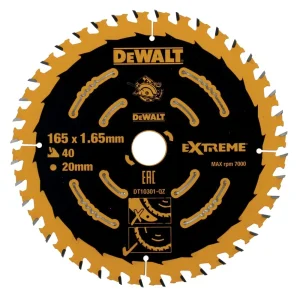 DeWALT Saw Blade EXTREME 165x20x40T