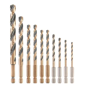 Комплект бит DeWALT HEX для импульсной отвертки Black&Gold 10 шт.
