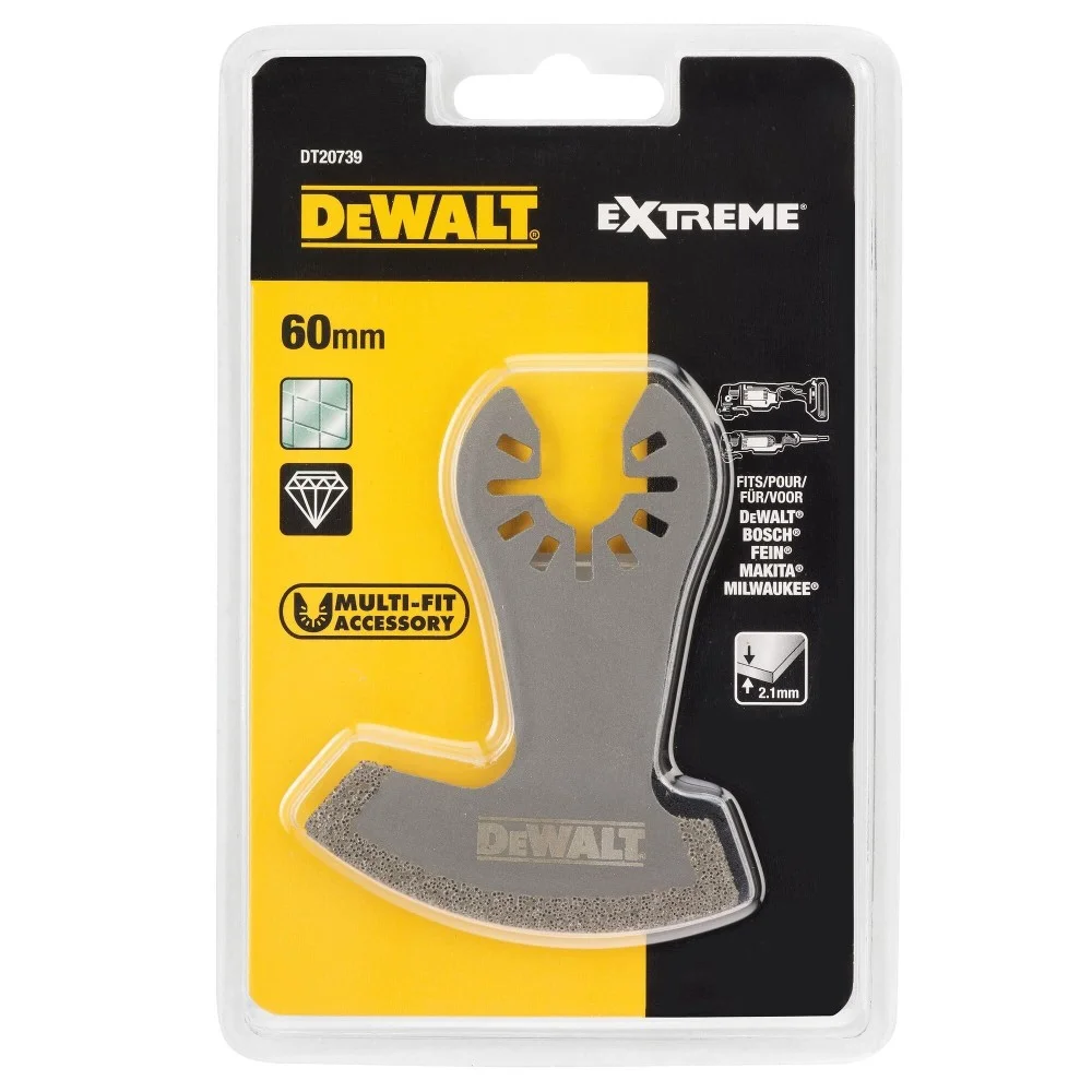 DeWALT Diamond Blade Semi-Round 75x60 Multitool