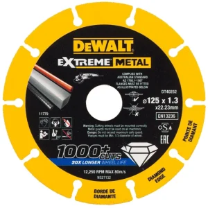 DeWALT Extreme металл 125x22.23x1.3мм