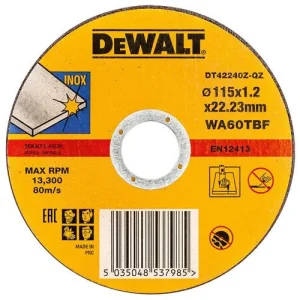 DeWalt Griezējdisks 115 x 1.2 x 22.23mm INOX