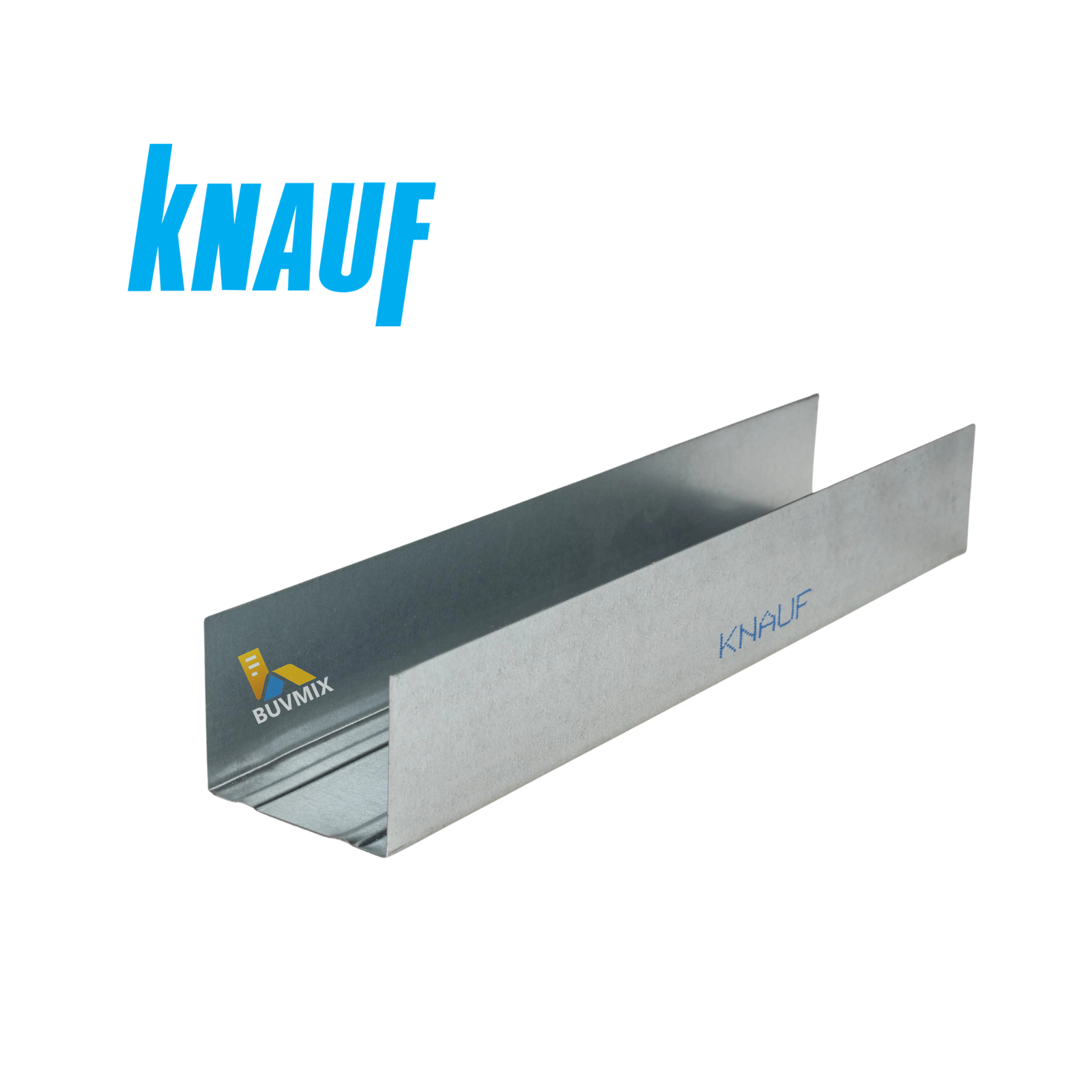 Knauf plaster metal profile UW-75 partition horizontal profile 75/40/0.6, 4m